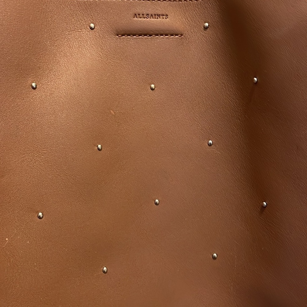 All Saints Leather light brown bag - Picture 3 of 7